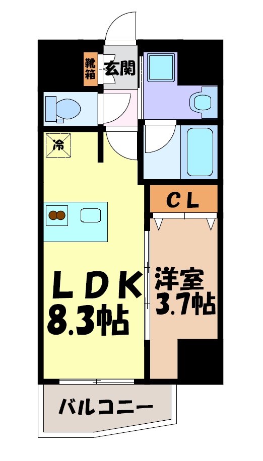 ディアレイシャス名古屋浄心 間取り