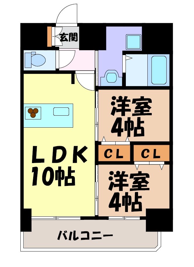 アドバンス名古屋シュテルン 間取り図