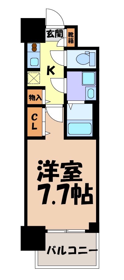 La Douceur黒川 間取り図