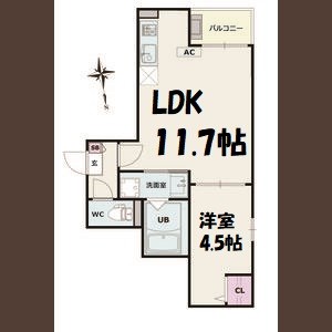 Jack osugiⅠ 間取り図