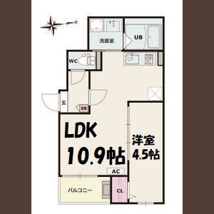 Jack osugiⅠ 間取り図