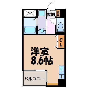 CITY SPIRE名古屋大須 間取り図