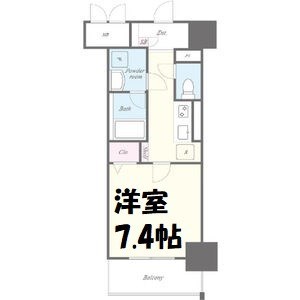 シャルマンソワレ名駅 間取り図