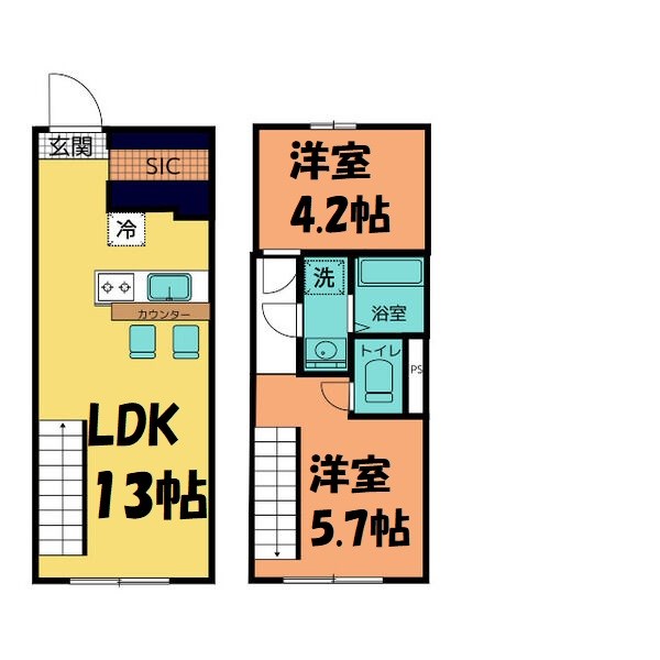 グランイニシオ徳川 間取り図