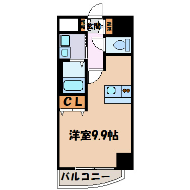 プレサンス上前津リラクシア 間取り図