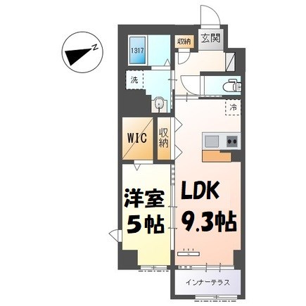 THE BLOSSOM 新栄 間取り図