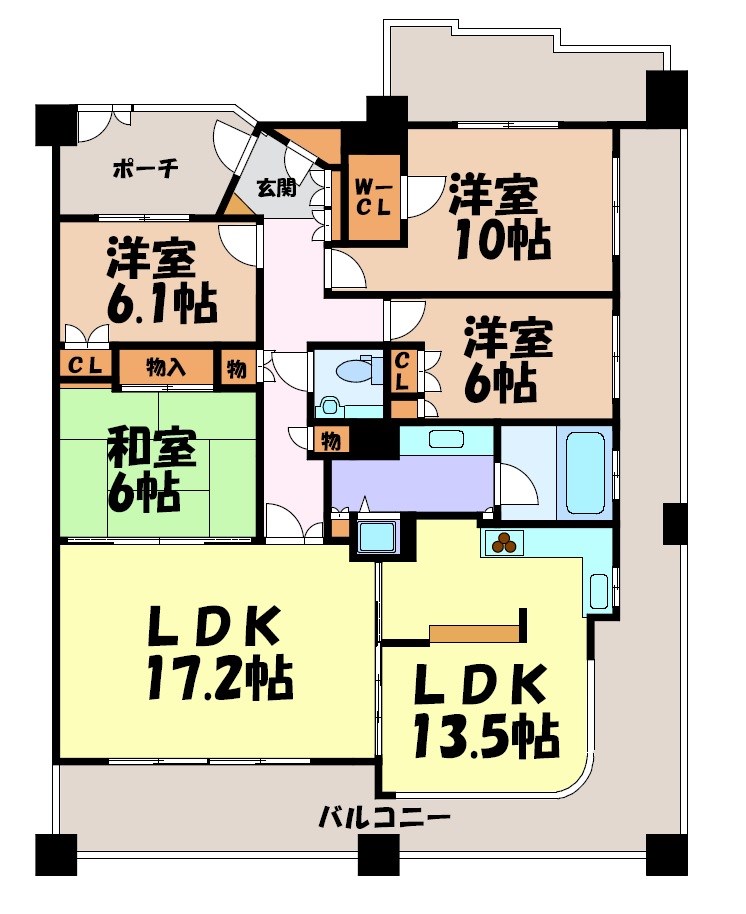 レジディア泉 間取り図