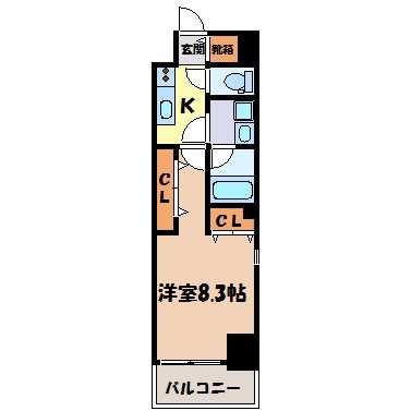 レジーナ鶴舞 間取り図
