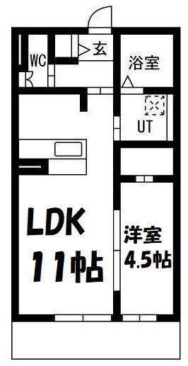 千種区御影町1丁目新築マンション 間取り図