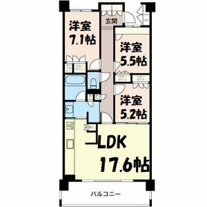プライムメゾン富士見台 間取り図