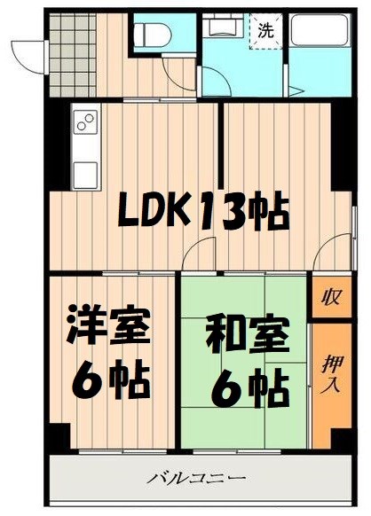 メゾン・イイダ 間取り図
