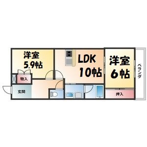 ハイツまぐろ 間取り図