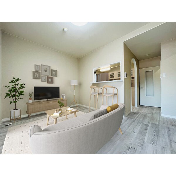 ハイツまぐろ リビング