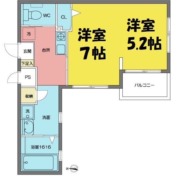 エクスランス月見坂 間取り図