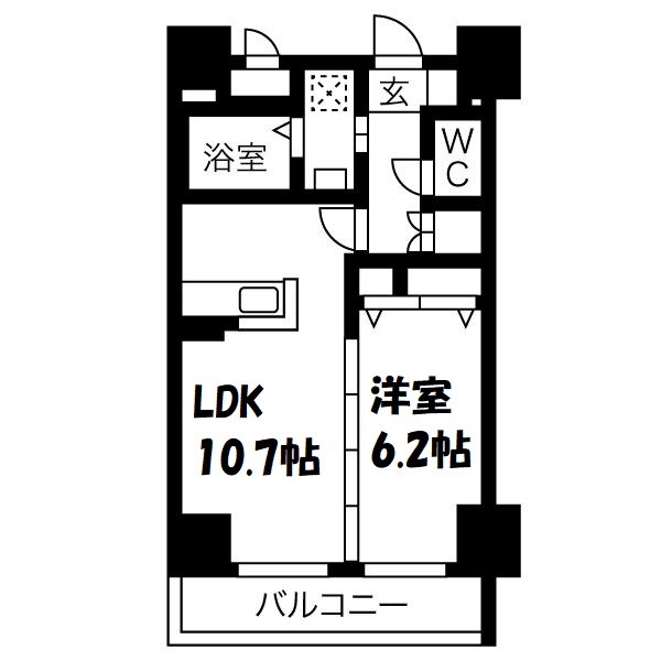 プランドールナカムラ 間取り図
