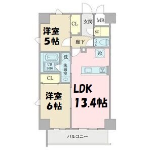 プロシード白壁 間取り図