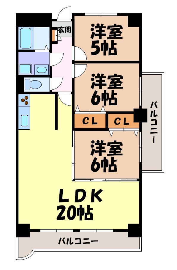 レジデンス御器所スクエア 間取り図