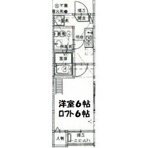 ペルカルロ白龍町 間取り図