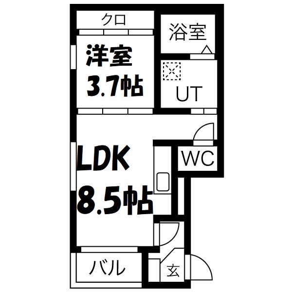 Jolie maison2 間取り図