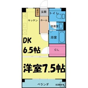 OS・SKYマンション鹿子 間取り図