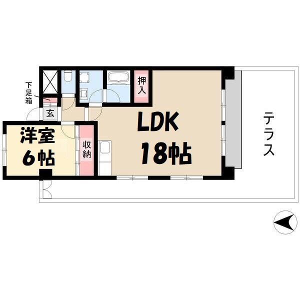 大曽根東マンション 間取り図