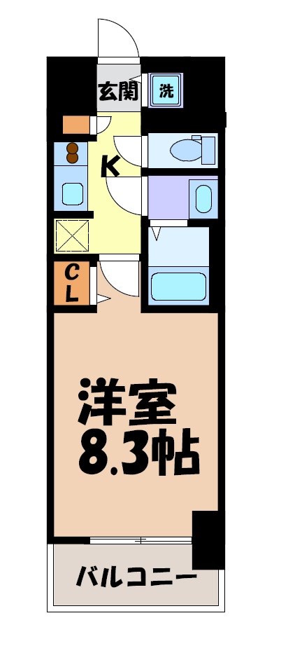 S-RESIDENCE堀田駅前futur 間取り図