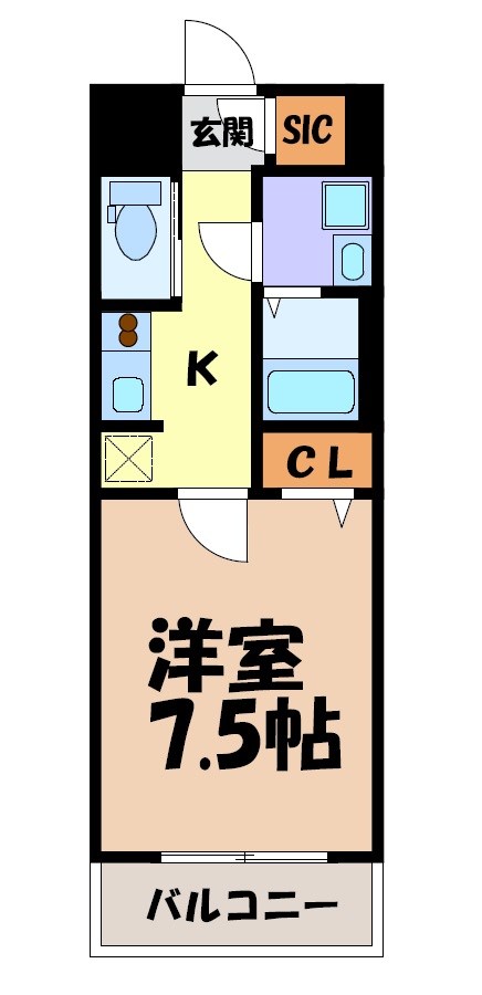S-RESIDENCE堀田駅前futur 間取り図