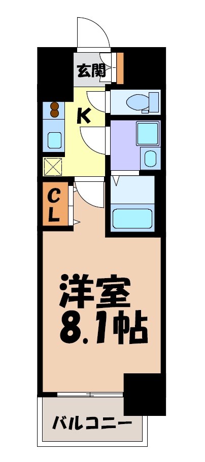 S-RESIDENCE堀田駅前futur 間取り図