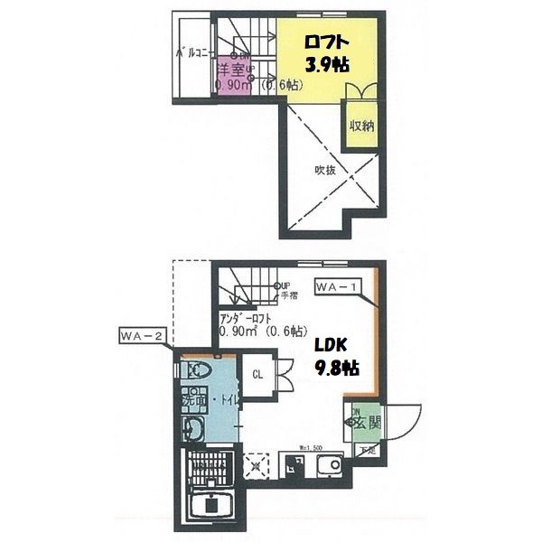 Venus-Ⅲ 間取り図