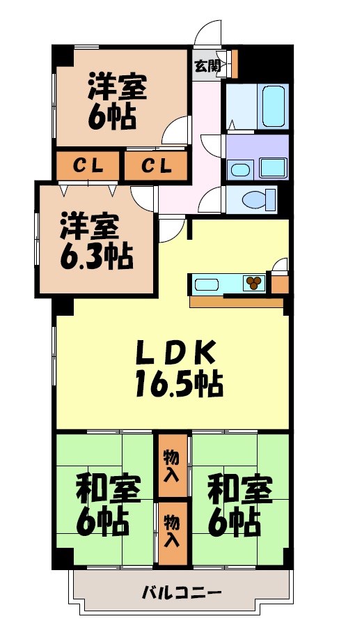 ラシエールR&amp;amp;I 間取り図