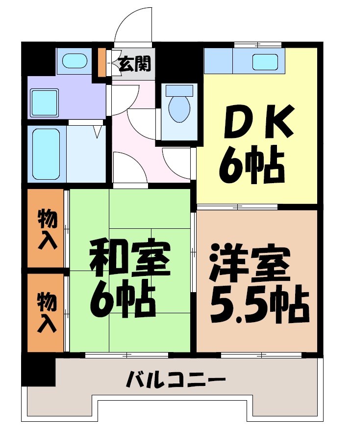 サンデンハイツ金山 間取り図