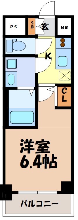 エスリード鶴舞グランパークス 間取り図