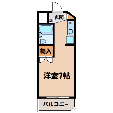 コスモシティ88 間取り図