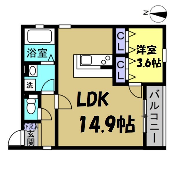 LeGioie新瑞橋駅 間取り図