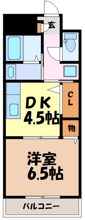 プレザント吹上 間取り図