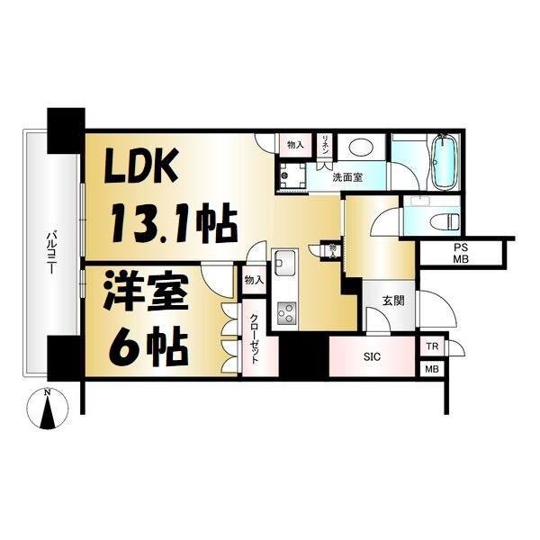 プラウドタワー名古屋錦 間取り