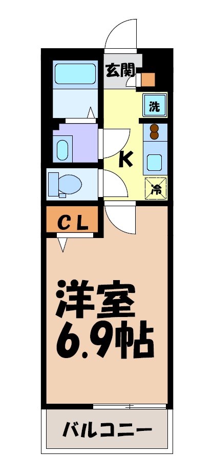 リブリ・覚王山Ⅰ 間取り図