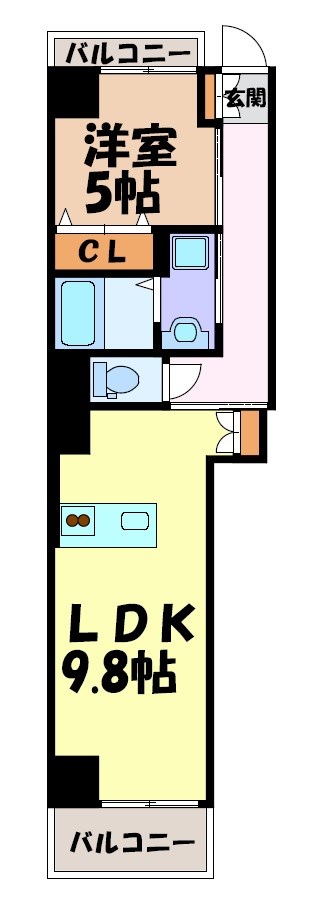 ベルク栄 間取り