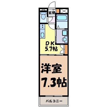 リバパレス鶴舞 間取り図