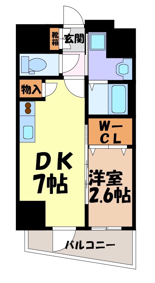 エステムコート名古屋上前津 間取り図
