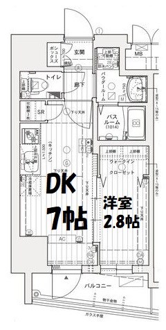 エステムコート名古屋上前津 間取り図