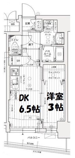 エステムコート名古屋上前津 間取り図