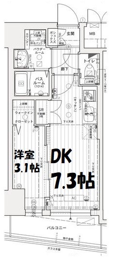 エステムコート名古屋上前津 間取り図