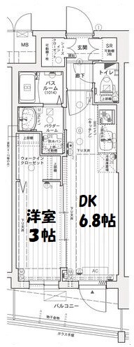 エステムコート名古屋上前津 間取り図