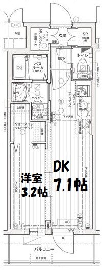 エステムコート名古屋上前津 間取り図