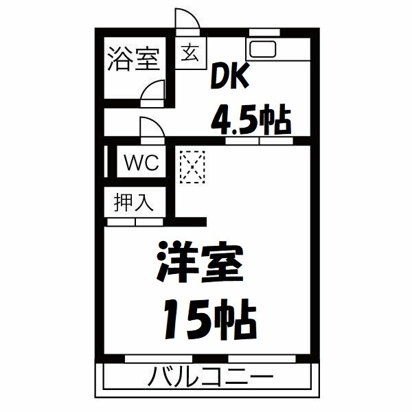 サンマンション本山 間取り図