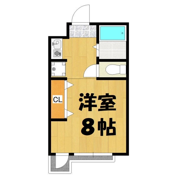 荒畑シティハウス 間取り図