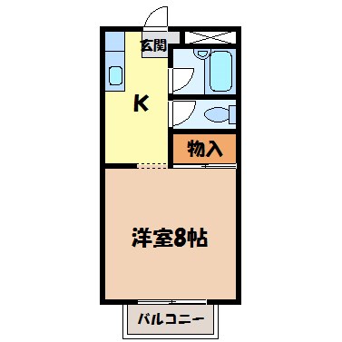 ラ・フォーレ駒方A棟 間取り図