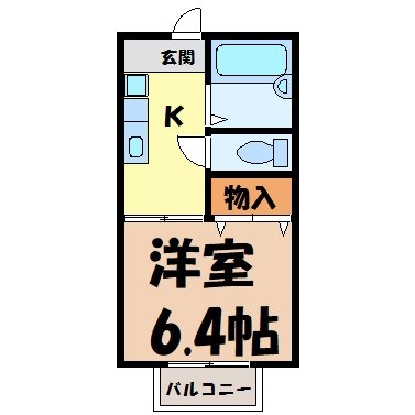 コーポ・エイト 間取り図