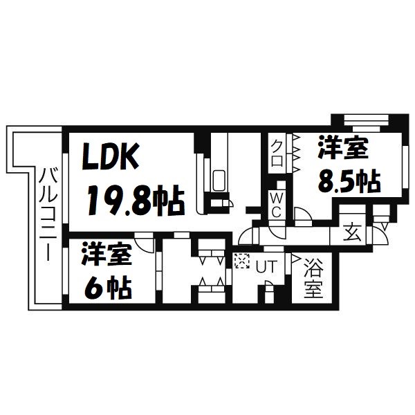 アイユー八事 間取り図